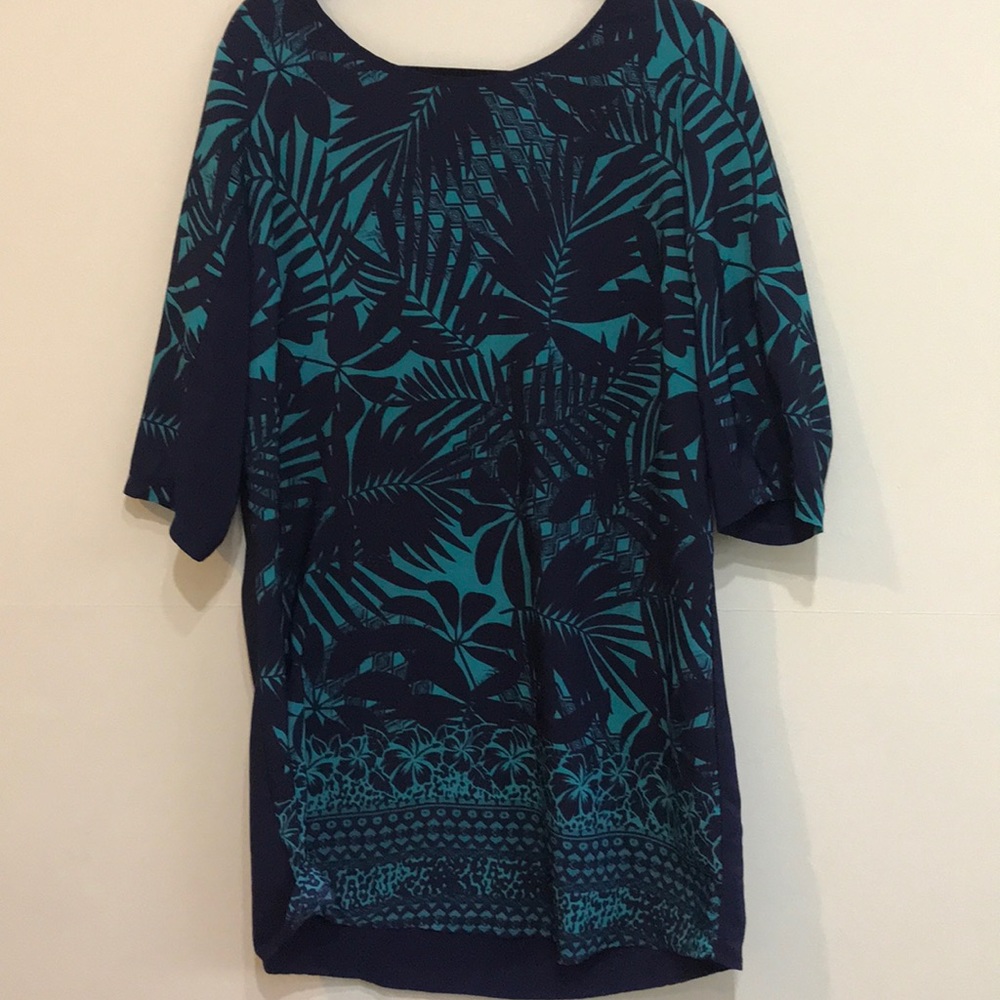 Lilly Pulitzer style summer dress.
